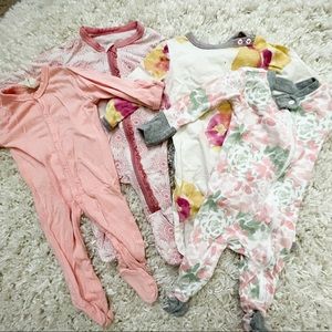 Baby Girl Sleepers Bundle